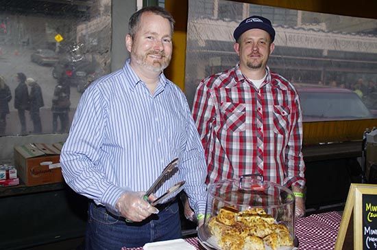 Art and Greg at Pike Place Market